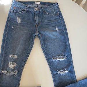 Hudson skinny jeans.